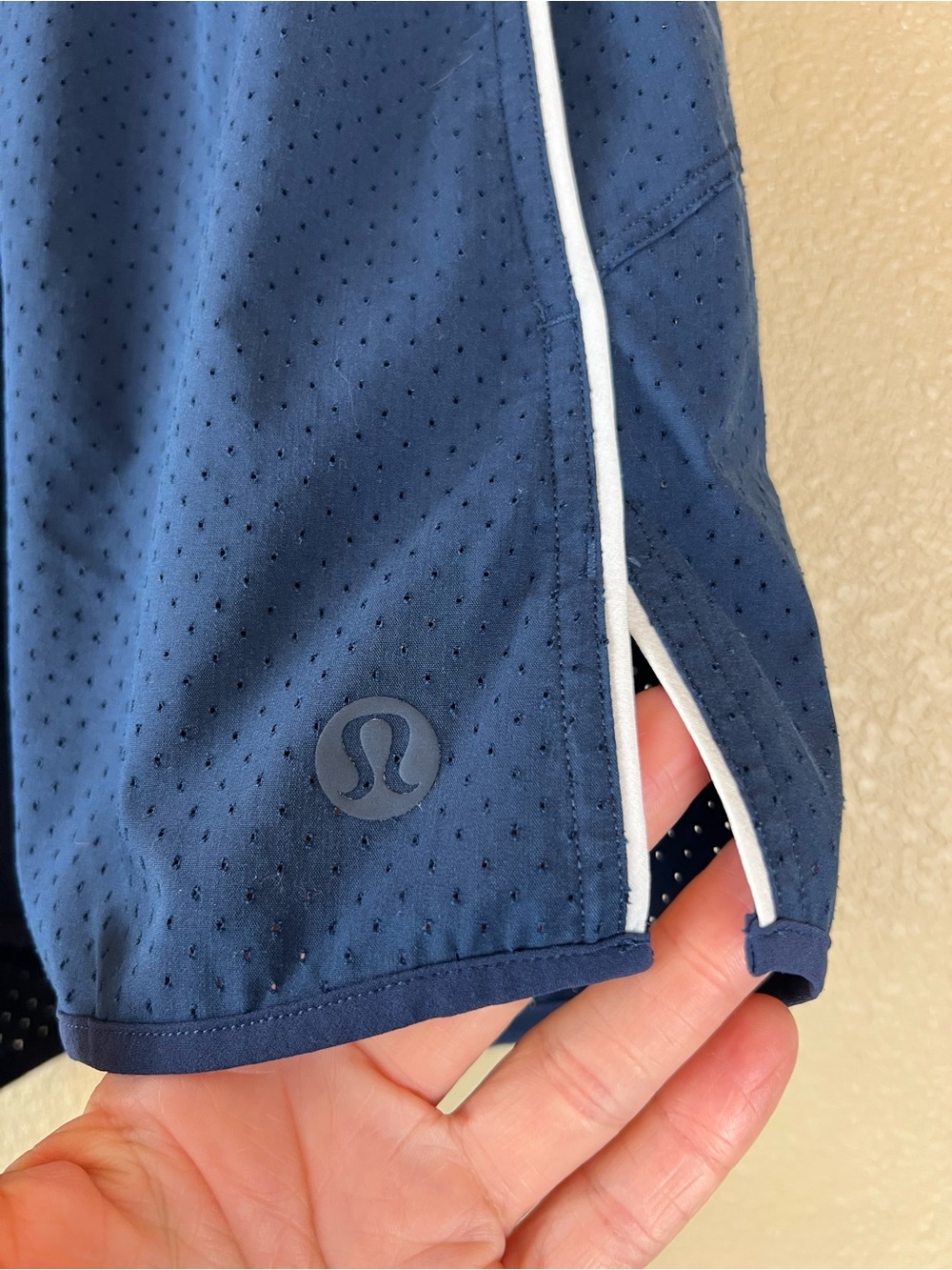 Lululemon Court Rival High Rise Short Perforated - Picture 8 of 10